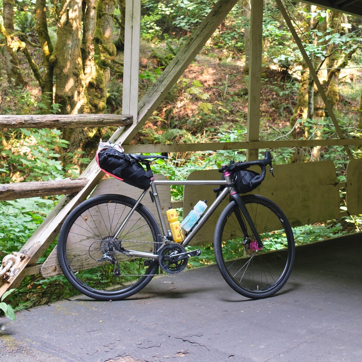 My bike on the Olympic Discovery Trail.