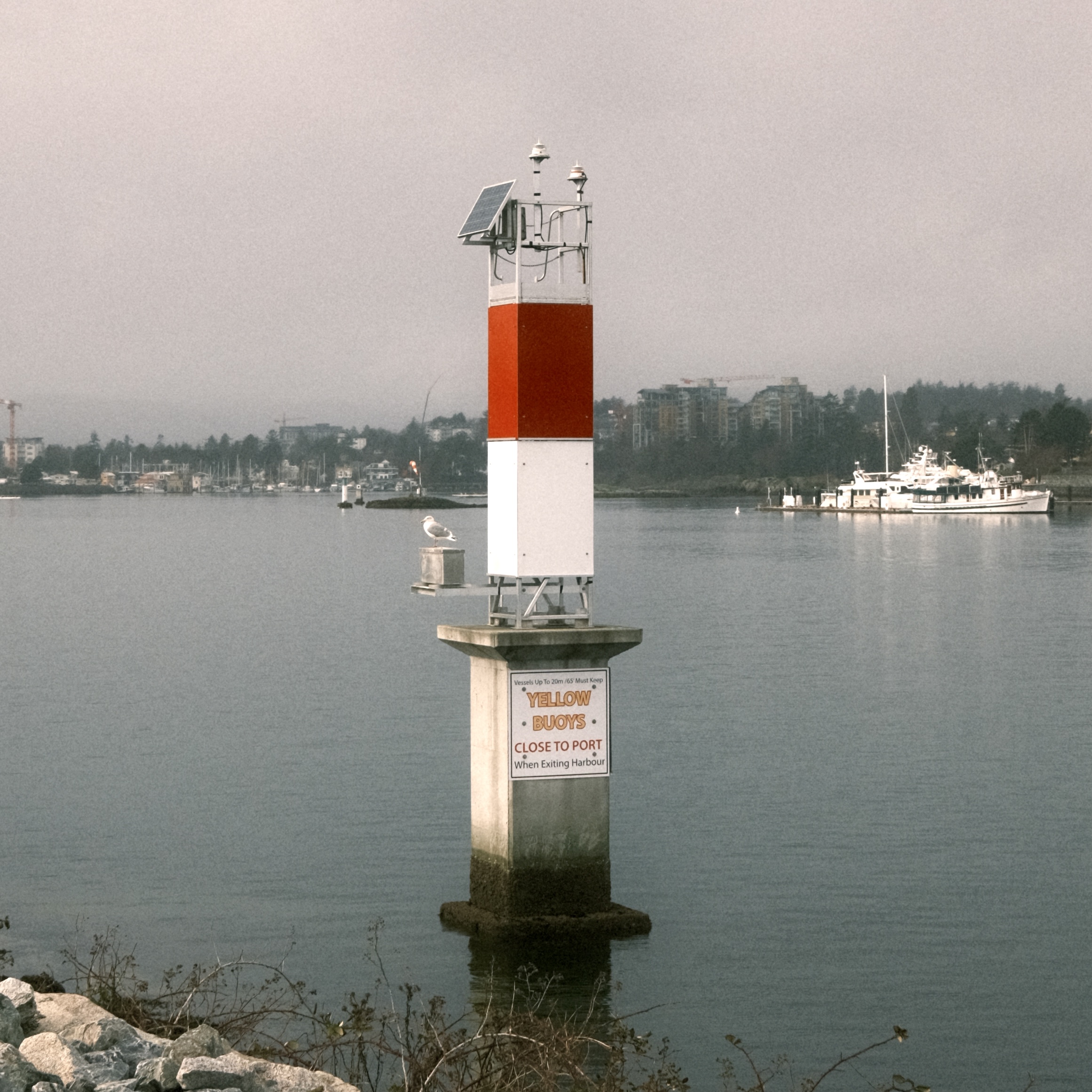 A kind of buoy in Victoria Harbour, Victoria, BC.